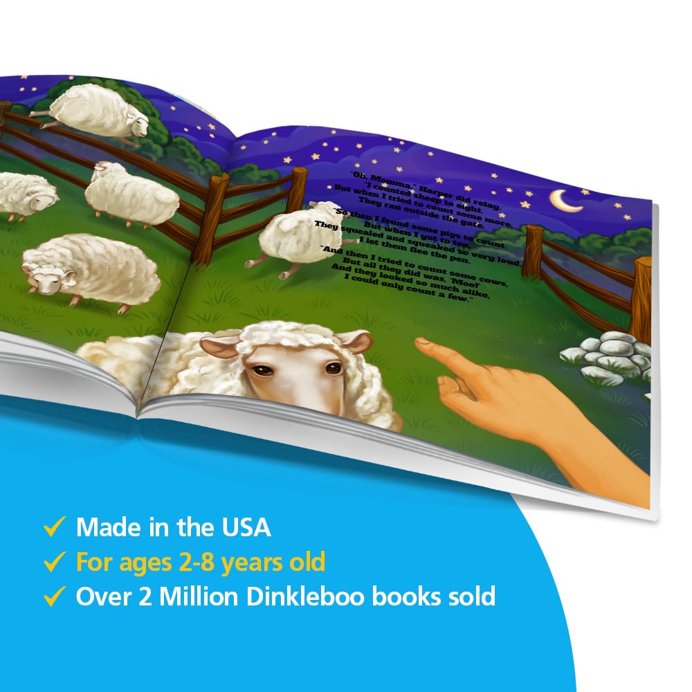 Libro de cuentos personalizado de Dinkleboo – “Goodnight” – para niños de 0 a 8 años de edad – Guarda a tu bebé, niño pequeño o niño pequeño para