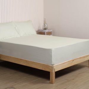 LINENWALAS Sábana bajera ajustable 100% de algodón percal orgánico, bolsillo profundo de 16 pulgadas, sábana bajera de algodón fuerte y fresco de 39 LINENWALAS Sábana bajera ajustable 100% de algodón percal orgánico, bolsillo profundo de 16 pulgadas, sábana bajera de algodón fuerte y fresco de 39