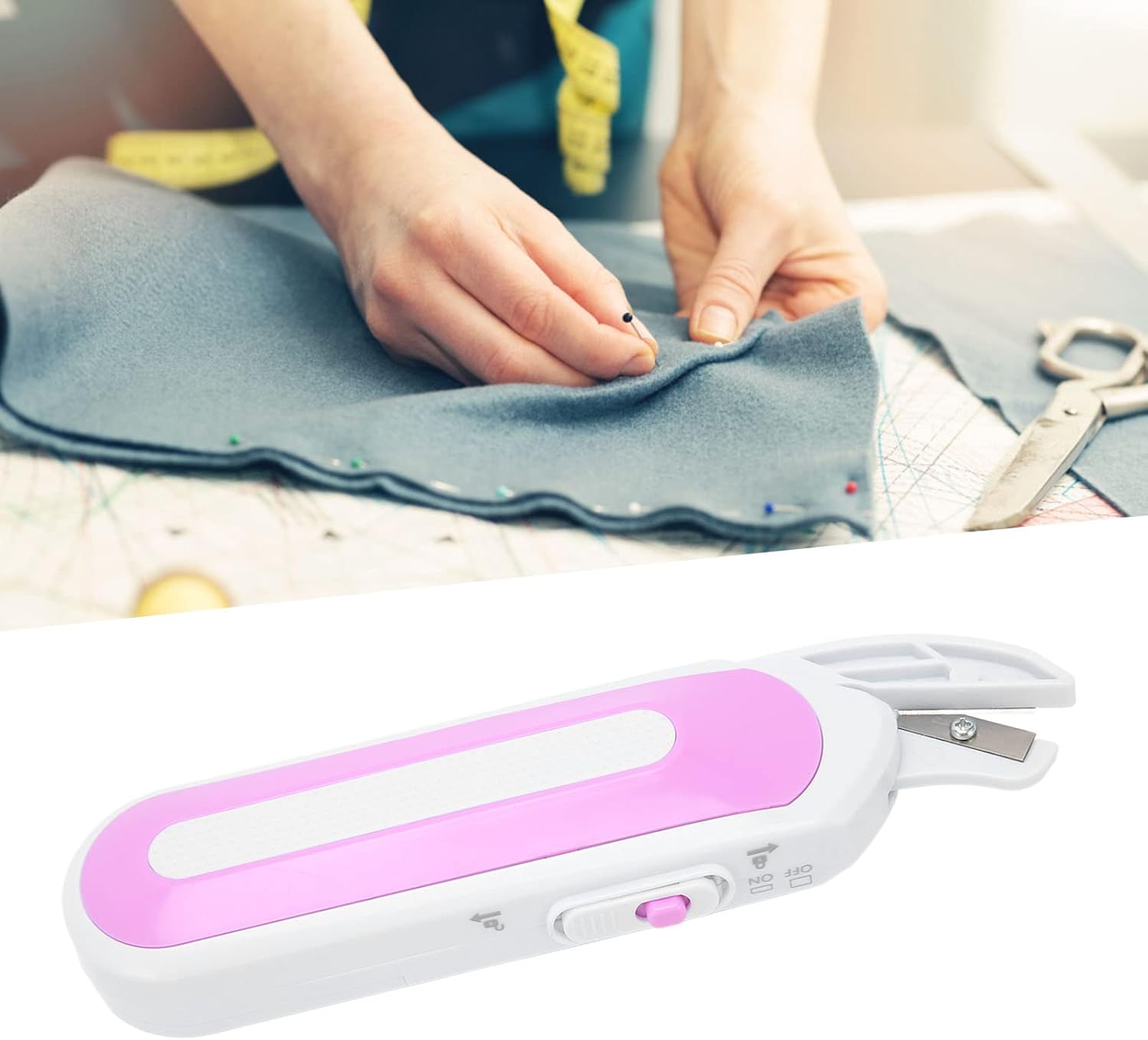 Mini tijeras eléctricas de coser, mini tijeras eléctricas portátiles inalámbricas para coser, herramienta de corte, regalos para manualidades