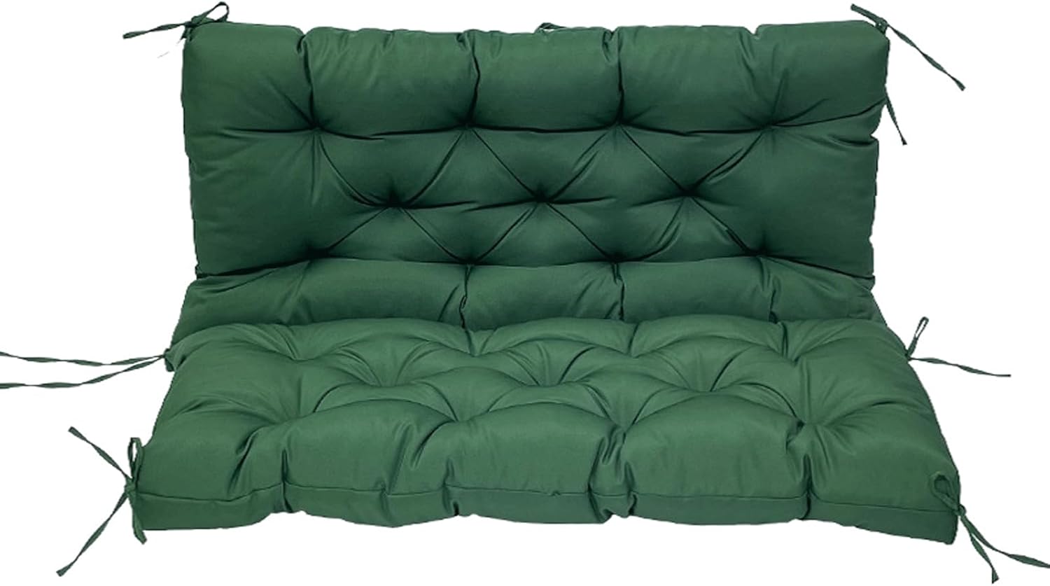 Cojines de columpio para porche, cojín de banco impermeable para muebles de exterior, cojines de repuesto lavables de 2 a 3 plazas, cojines de