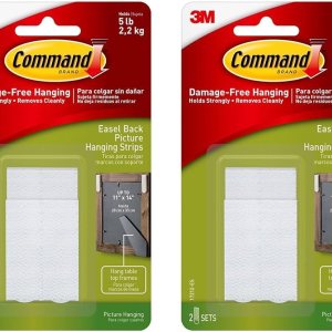 Command 17212-ES – Tiras de plástico para colgar en la parte trasera de caballete, color blanco, 2 unidades (paquete de 2) Command 17212-ES – Tiras de plástico para colgar en la parte trasera de caballete, color blanco, 2 unidades (paquete de 2)