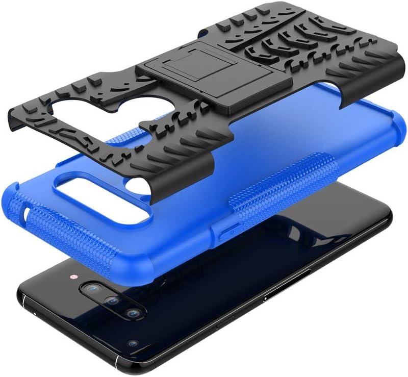 Asuwish Funda de teléfono para LG V40 XW US Azul