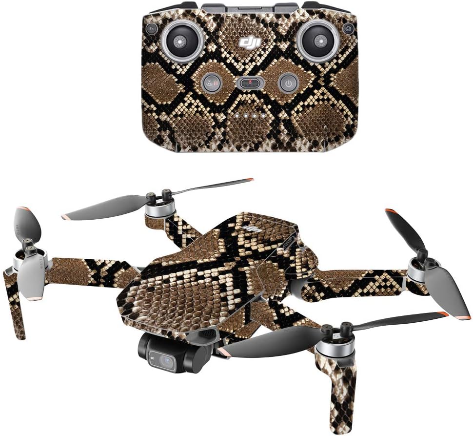 MightySkins Compatible con DJI Mini 2 Dron portátil  Rattler  Funda protectora de vinilo duradera y única  Fácil de aplicar, quitar y cambiar de