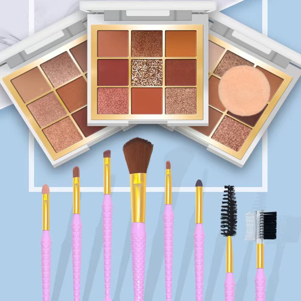 Cepillo de maquillaje profesional, cerdas suaves, brochas de maquillaje para el cabello, delineador de ojos, contorno de labios, cejas, contorno de