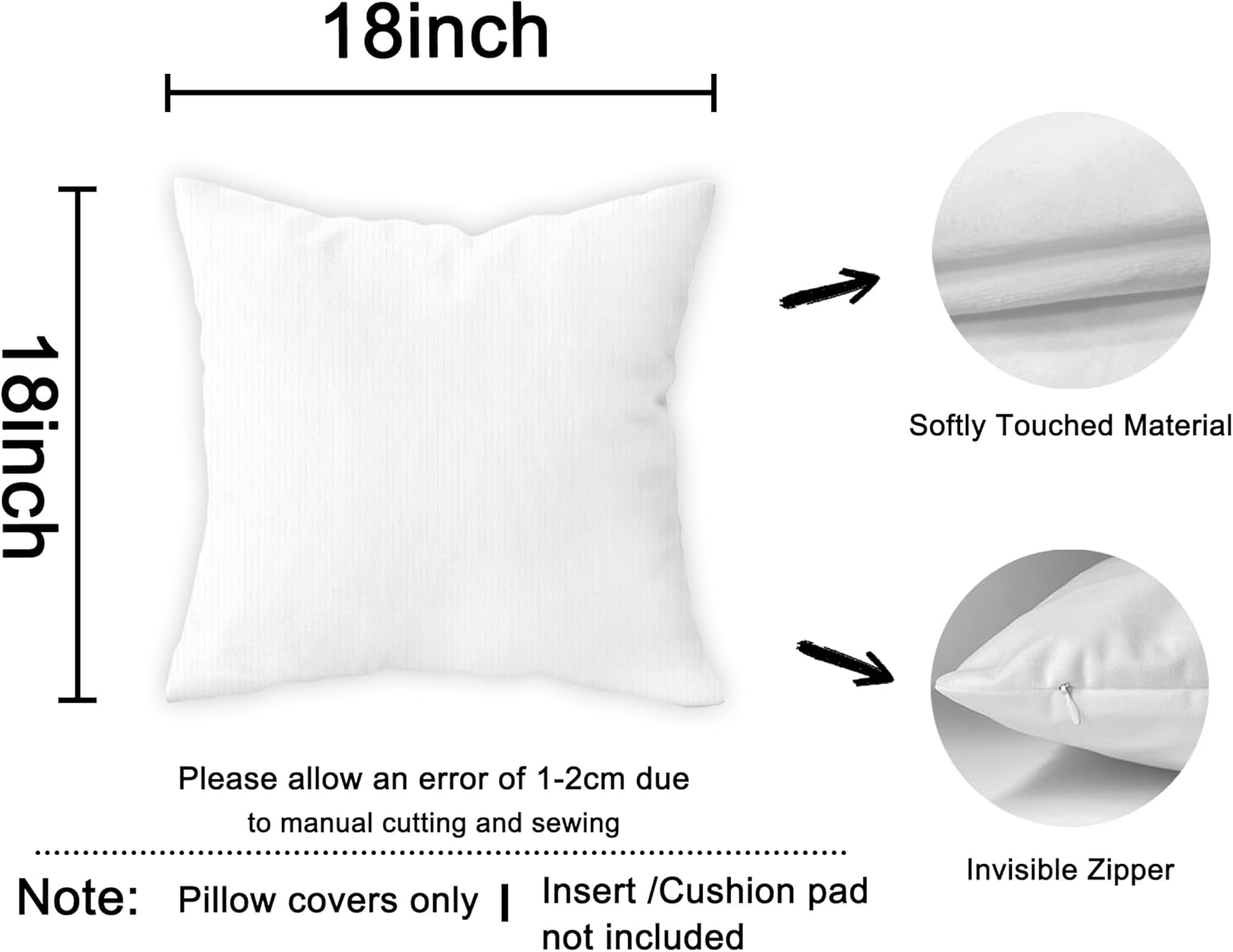 FLDAS Fundas de almohada decorativas reversibles de color rosa intenso de 18 x 18 pulgadas, fundas de almohada de labios con bola de discoteca para