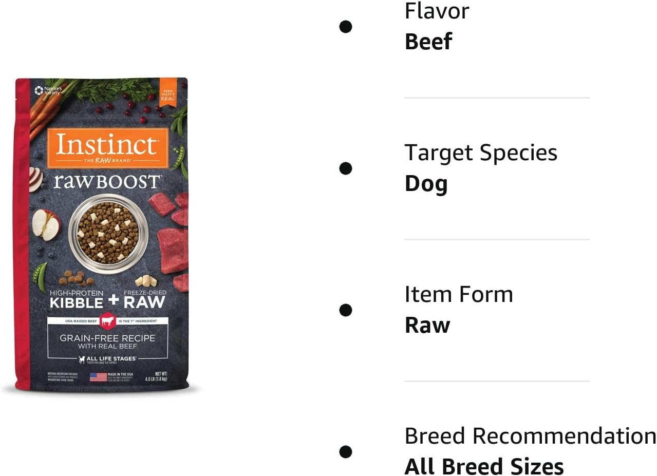 Instinct Raw Boost – Alimento para perro seco natural