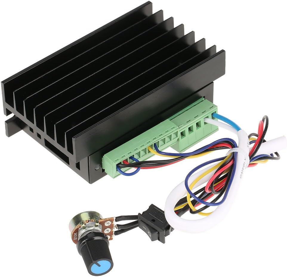 Controlador del controlador del motor,DC 48V 500W CNC sin escobillas husillo BLDC controlador de motor controlador,Controlador de motor paso a paso
