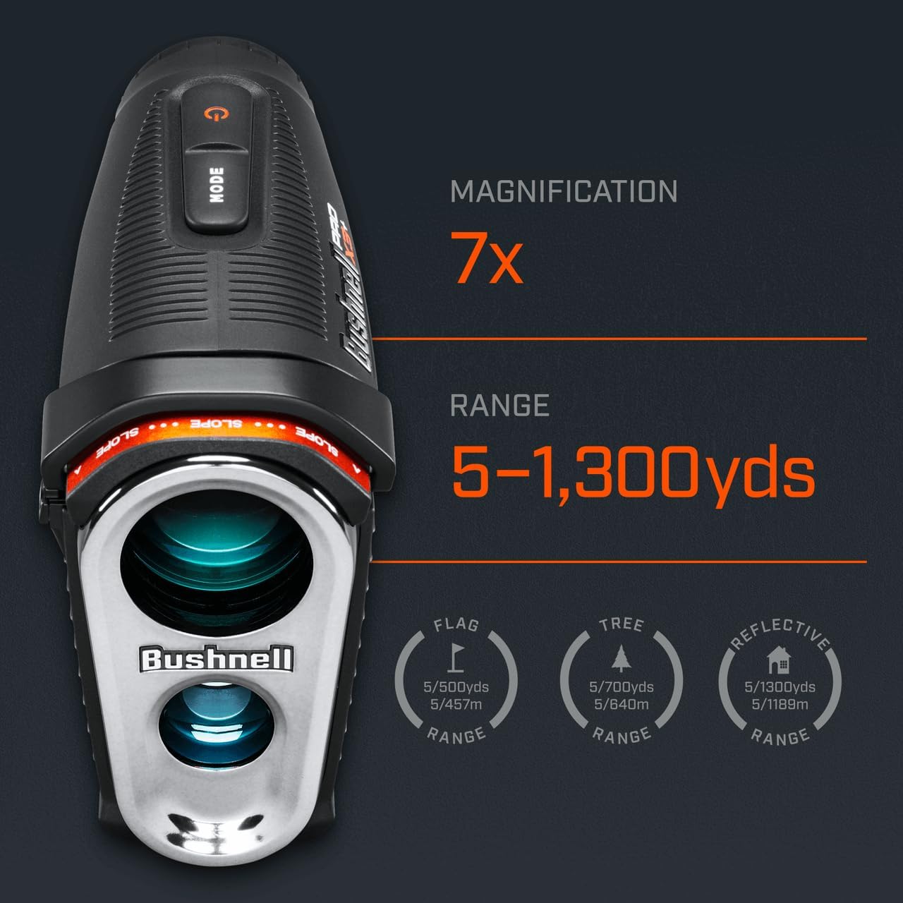 Bushnell Golf Pro X3 – Telémetro láser con caja de regalo inclinada, incluye toalla de microfibra PlayBetter y batería adicional, caja de regalo