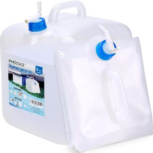 INNO STAGE Contenedor de agua plegable de 2.6 galones con espita, cantina de agua plegable, jarra portátil de almacenamiento de agua para acampar al INNO STAGE Contenedor de agua plegable de 2.6 galones con espita, cantina de agua plegable, jarra portátil de almacenamiento de agua para acampar al