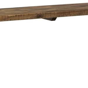 Cusco Acacia – Banco de mesa de comedor rústico para cocina, 55 pulgadas de ancho, antiguo Cusco Acacia – Banco de mesa de comedor rústico para cocina, 55 pulgadas de ancho, antiguo