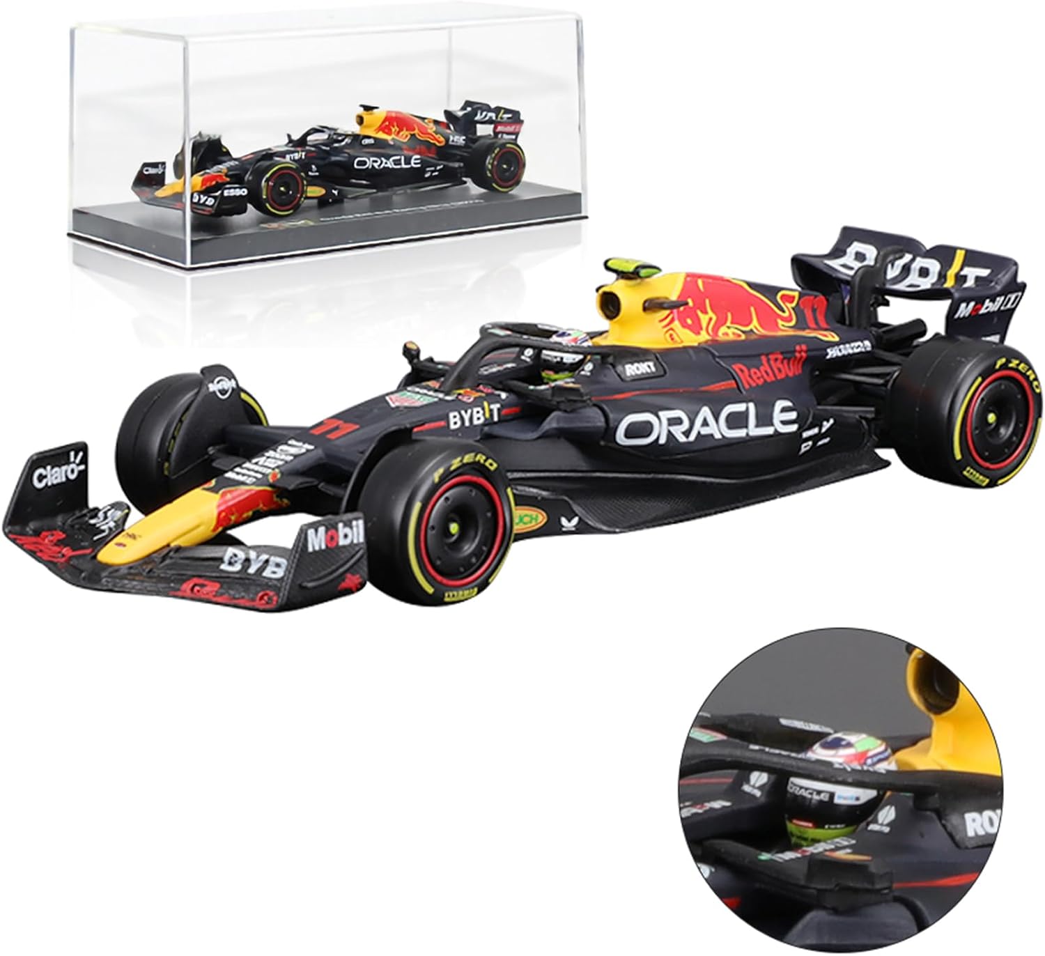 Bburago 143 2023 F1 Red Bull RB19 No. #11 Sergio Pérez Ferrari Mercedes Formula Racing Aleación Coche Diecast Modelo (RB19 No.#11 WDriver)