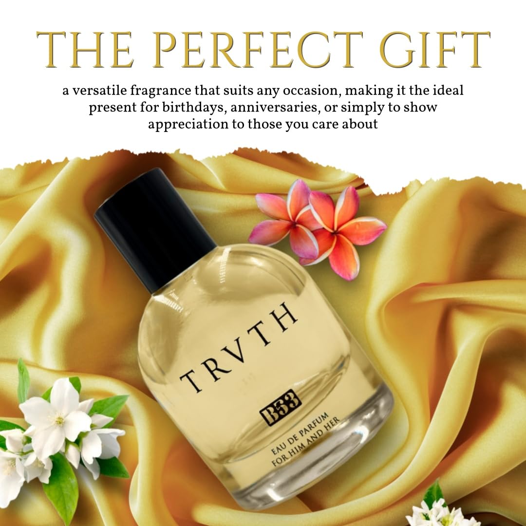 TRVTH Eau De Parfum  Perfume en espray unisex  Fragancias para hombres y mujeres  1.7 onzas líquidas