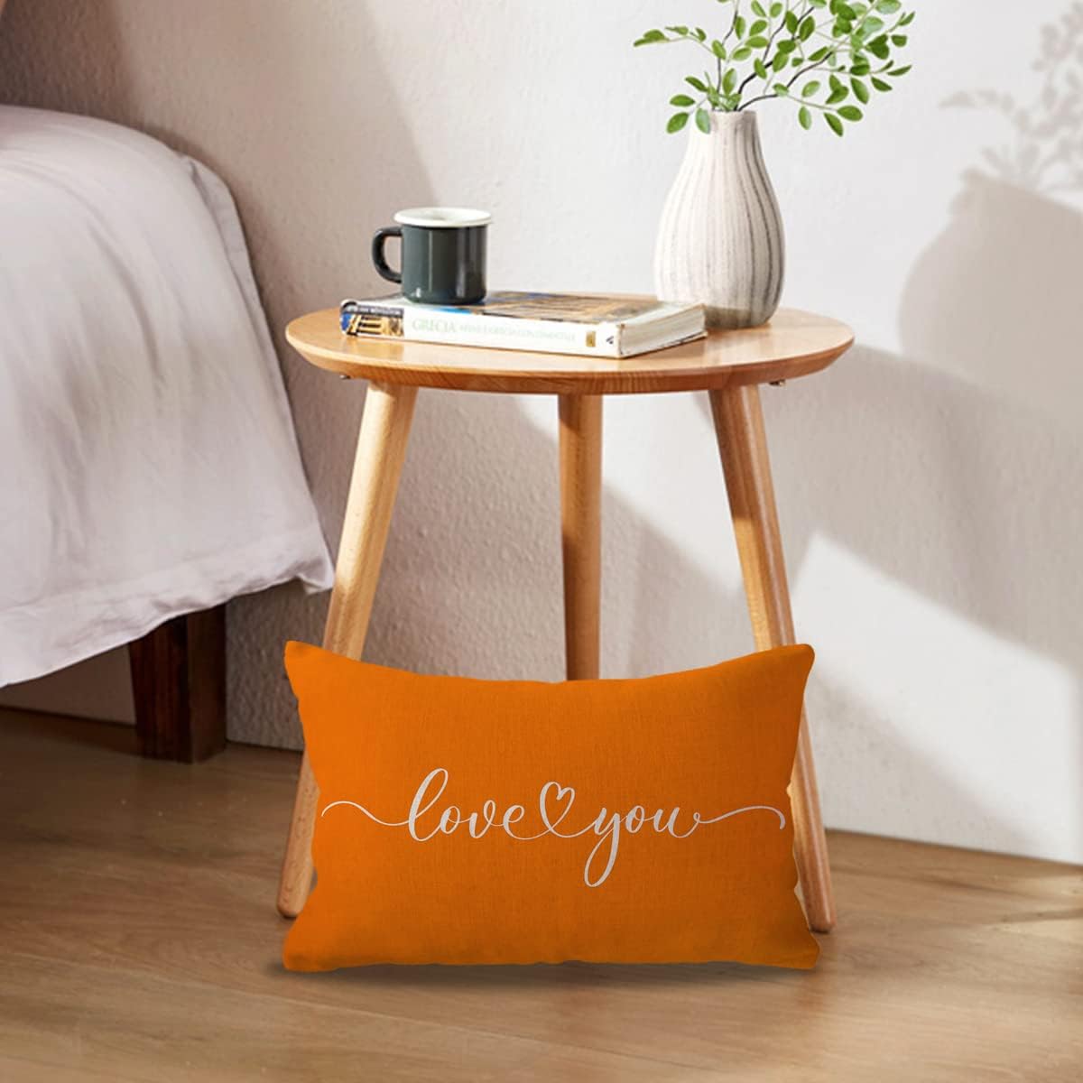 Love You – Fundas de almohada lumbar, regalo de amor para parejas, aniversario, boda, compromiso, día de San Valentín, cita de amor, fundas de