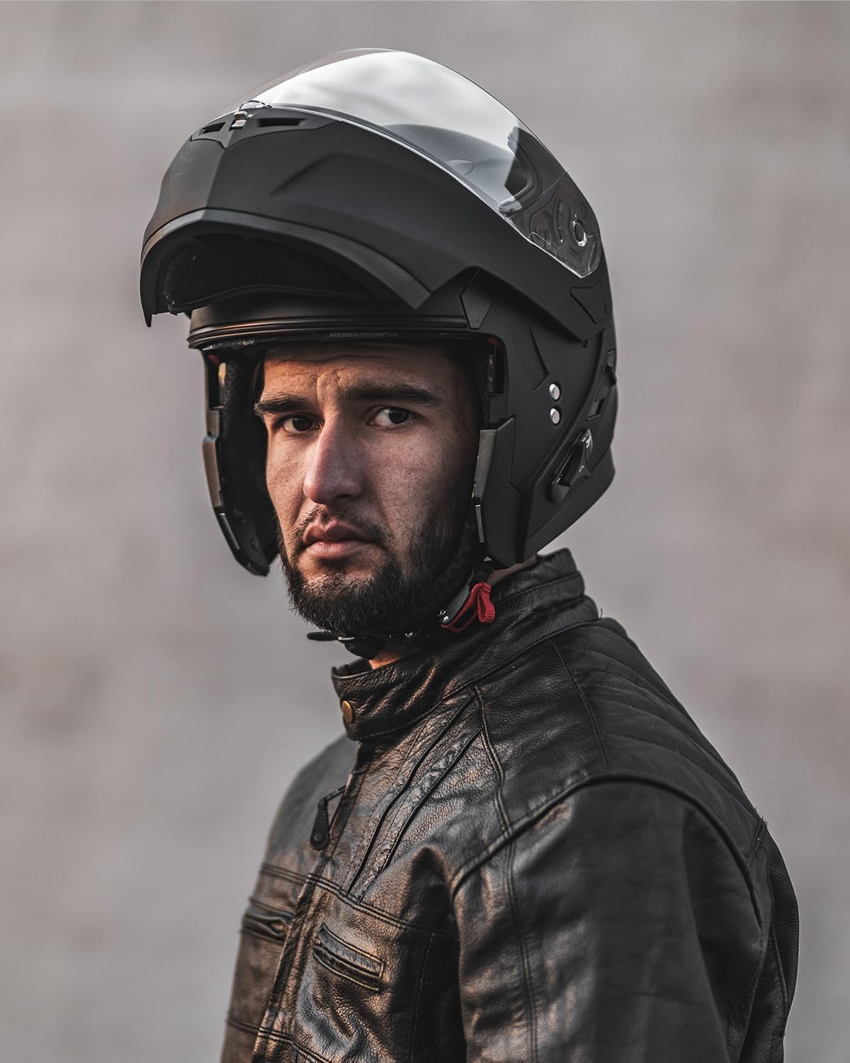 ILM Bluetooth integrado modular Flip up casco de motocicleta de cara completa escudo solar MP3 intercomunicador modelo 953953 PRO