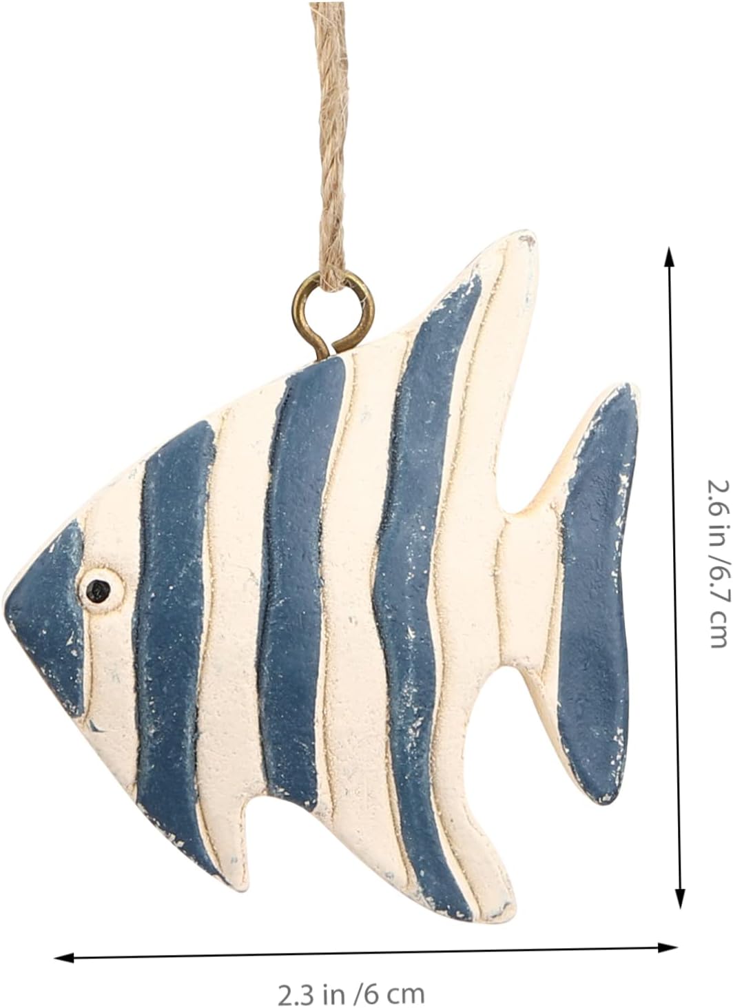 Abaodam 6 Pcs Striped Fish Skewers Home Accents Decor Decorations for Home Household Decor Home Decoration Ocean Decor Fishing Decor Beach Theme