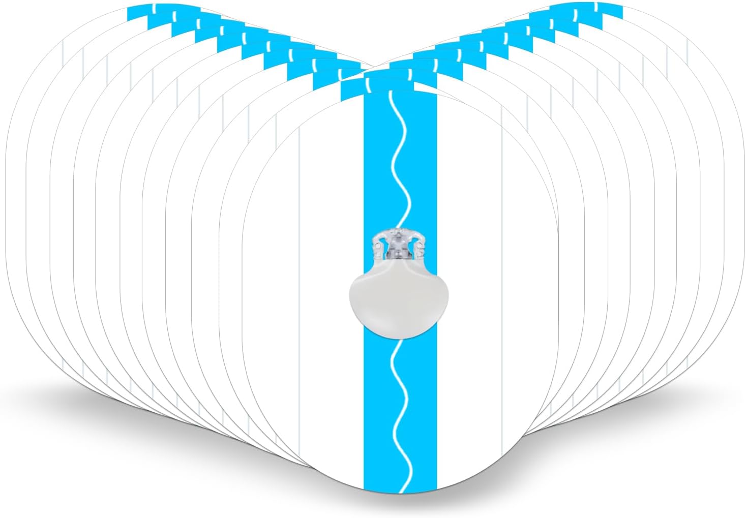Parches adhesivos para sensor Guardian 34, parches de sensor CGM impermeables y sin látex para 7 días (paquete de 20), cinta adhesiva precortada,