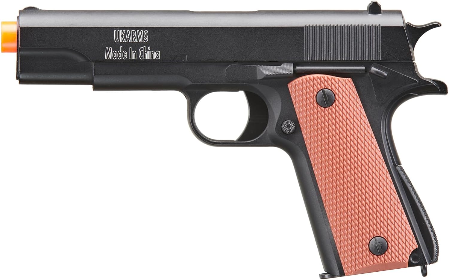 1911 Alloy Series Spring Airsoft Pistola (Color NegroMarrón)