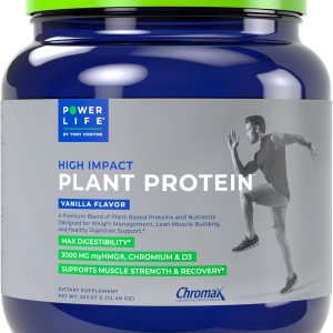 POWERLIFE Tony Horton – Proteína vegetal en polvo de alto impacto con 3000 mg de HMB, a base de plantas, sin azúcar añadido, vegano, apto para dieta POWERLIFE Tony Horton – Proteína vegetal en polvo de alto impacto con 3000 mg de HMB, a base de plantas, sin azúcar añadido, vegano, apto para dieta