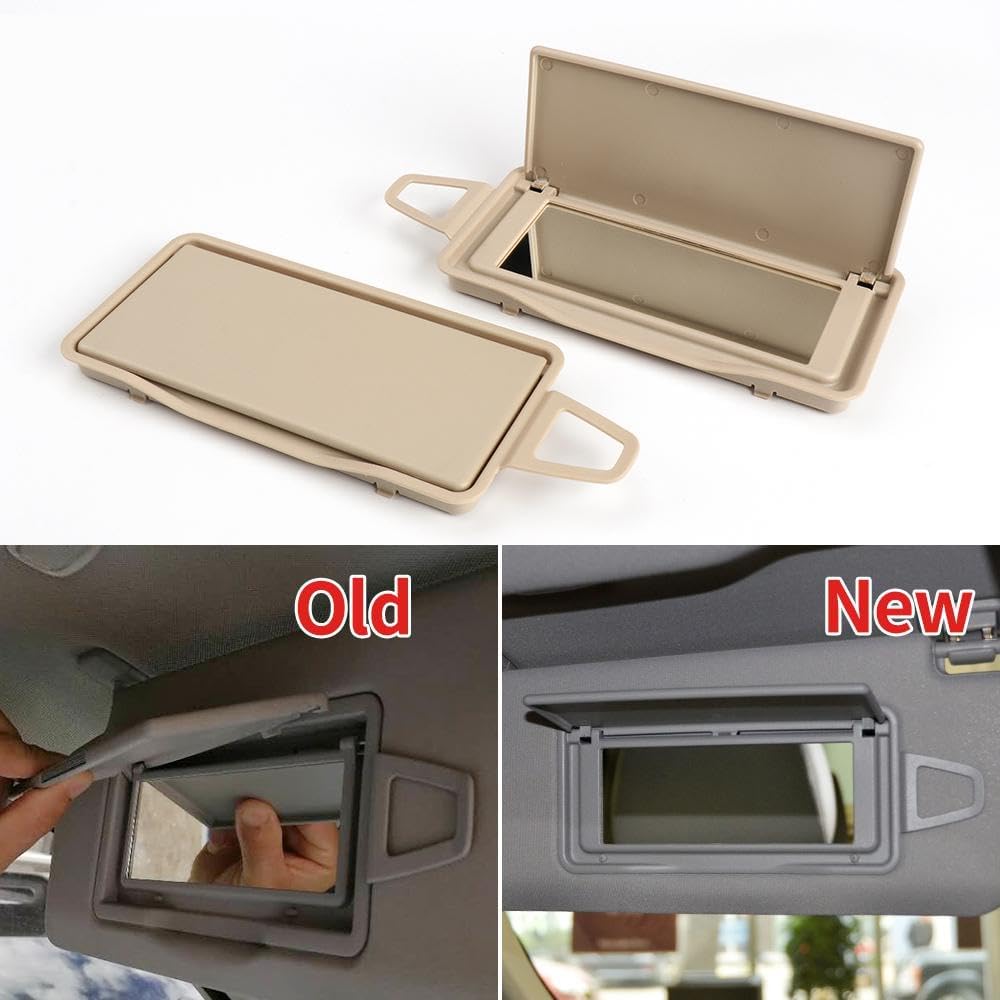 Espejo de repuesto para visera solar iluminadoespejo de maquillaje compatible con Mercedes E CLS para Benz W212 W218 Auto Accessories 2128108100