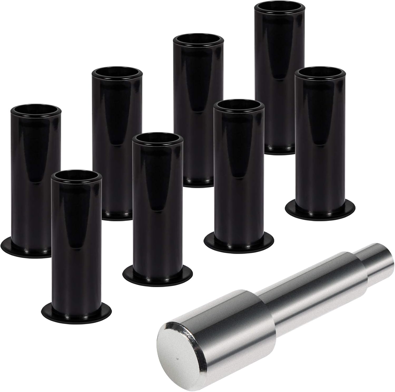 Guías de pasadores de puerta, forros de bisagra de puerta y herramienta de extracción de bujes de puerta compatible con Jeep Wrangler JK JKU JL JLU