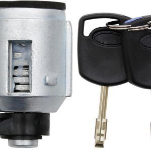 Kit de reparación de cilindro de cerradura de puerta de combustible con 2 llaves de repuesto para Ford Transit Connect 2002-2012 2S6Z-5828624-A Kit de reparación de cilindro de cerradura de puerta de combustible con 2 llaves de repuesto para Ford Transit Connect 2002-2012 2S6Z-5828624-A