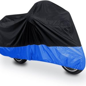 uxcell XXL 190T Protector de polvo de lluvia negro+azul Scooter motocicleta cubierta 104″ para Yamaha uxcell XXL 190T Protector de polvo de lluvia negro+azul Scooter motocicleta cubierta 104″ para Yamaha