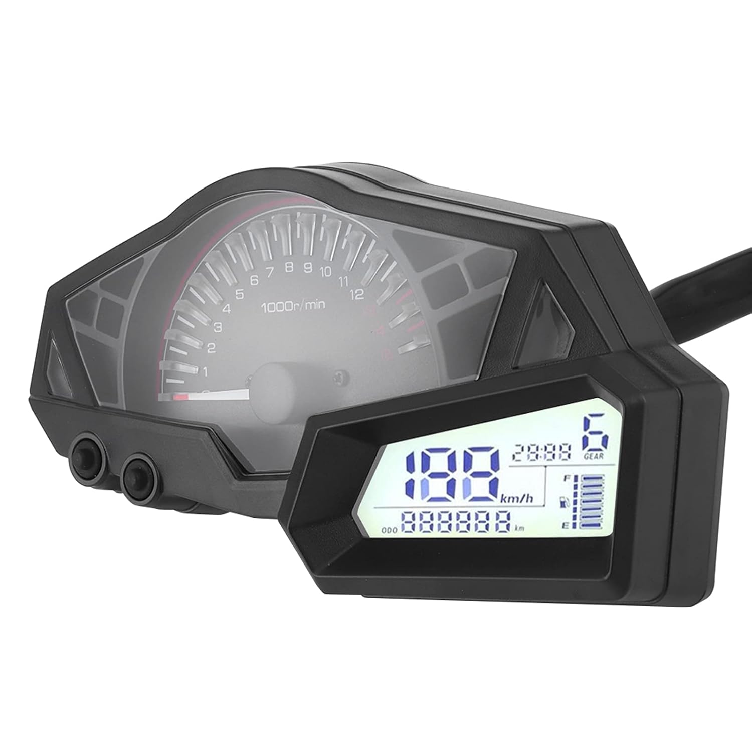 Medidor de combustible para motocicleta LCD, 15000 rpm, repuesto para KAWASAKI NINJA 300EX300300SE 1315 2015 ninja 300 odómetro, tacómetro de
