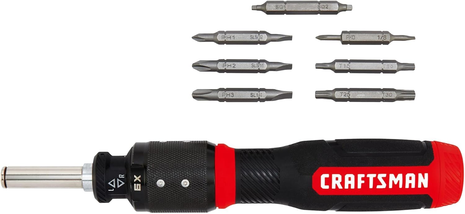 CRAFTSMAN Destornillador de trinquete SpeedDrive de 15 piezas (CMHT68134)