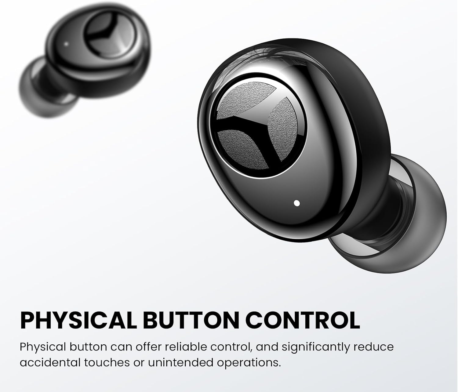 TRANYA Auriculares inalámbricos T6 con audio adaptativo Qualcomm AptX, auriculares Bluetooth CVC 8.0 con reducción de ruido, conexión multipunto,
