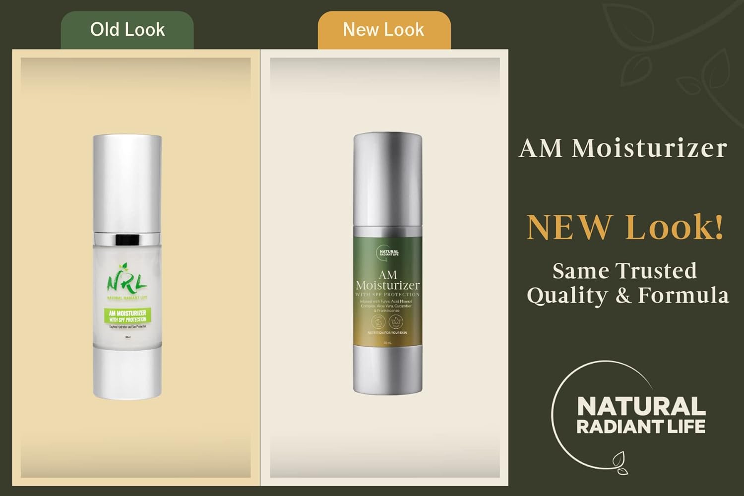 AM FACE HIDRATANTE con SPF  Protección solar diaria, crema facial orgánica, sin aceite, loción facial profundamente hidratante, repara, calma y