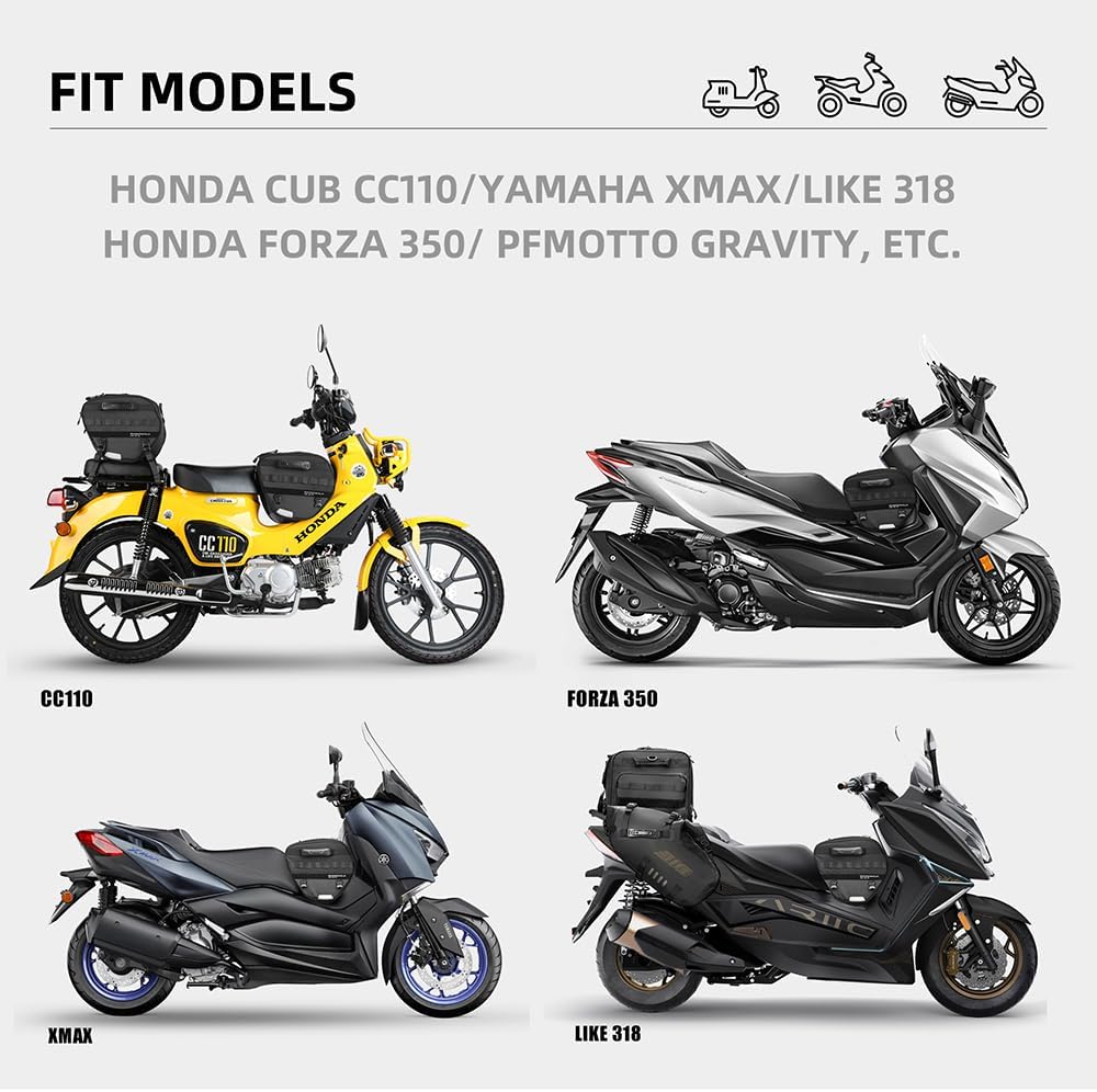Rhinowalk Scooter motocicleta tanque bolsas pedal bolsa de herramientas delantera para Honda X-ADV 750cc ala NSS 350CCYAMAHA XMAX TMAX SYM TMAX ADV