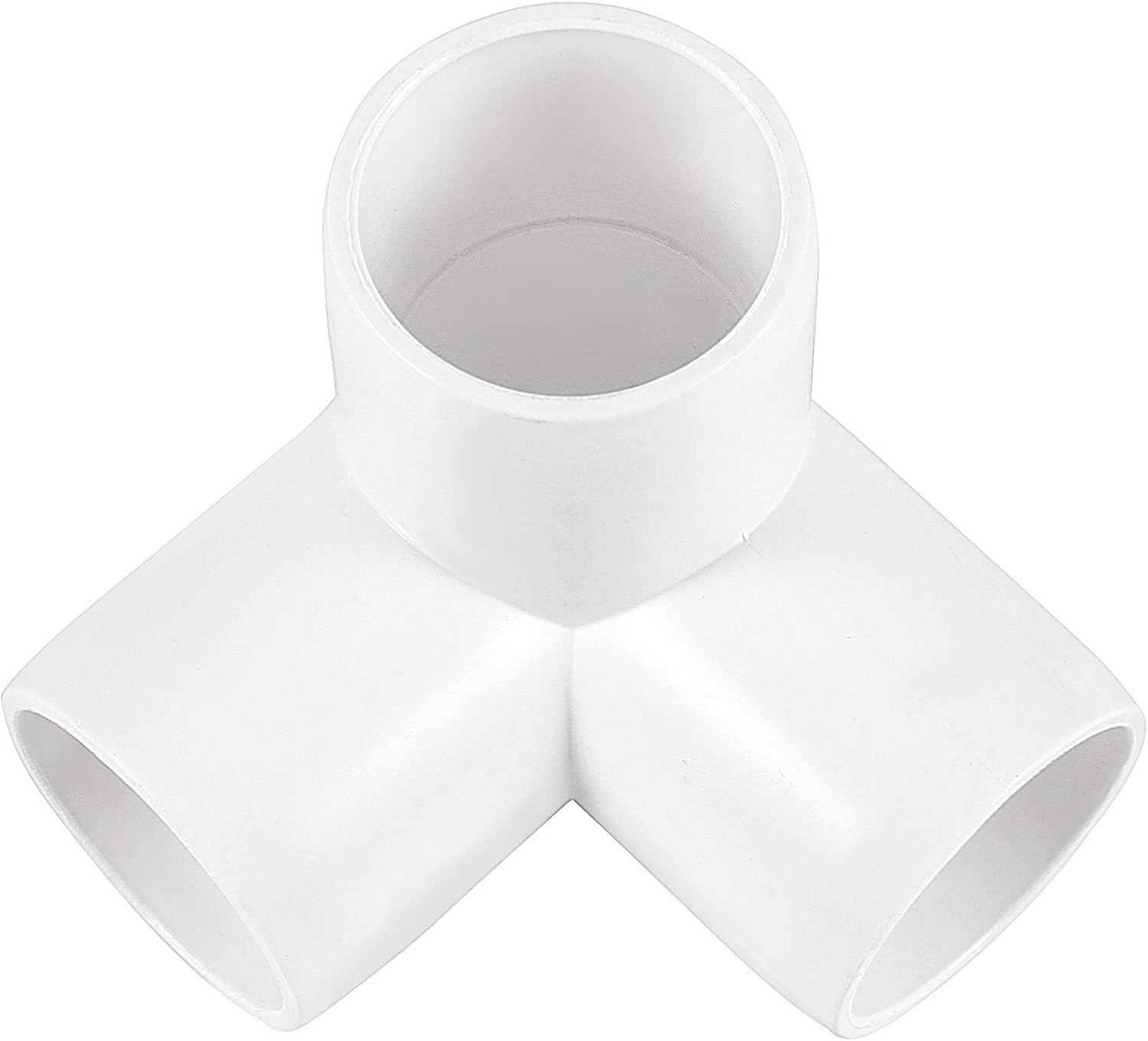 20 accesorios de PVC de 1 pulgada y 3 vías, codo de PVC, accesorios de tubería de PVC resistentes, accesorios de cono de PVC para conexión
