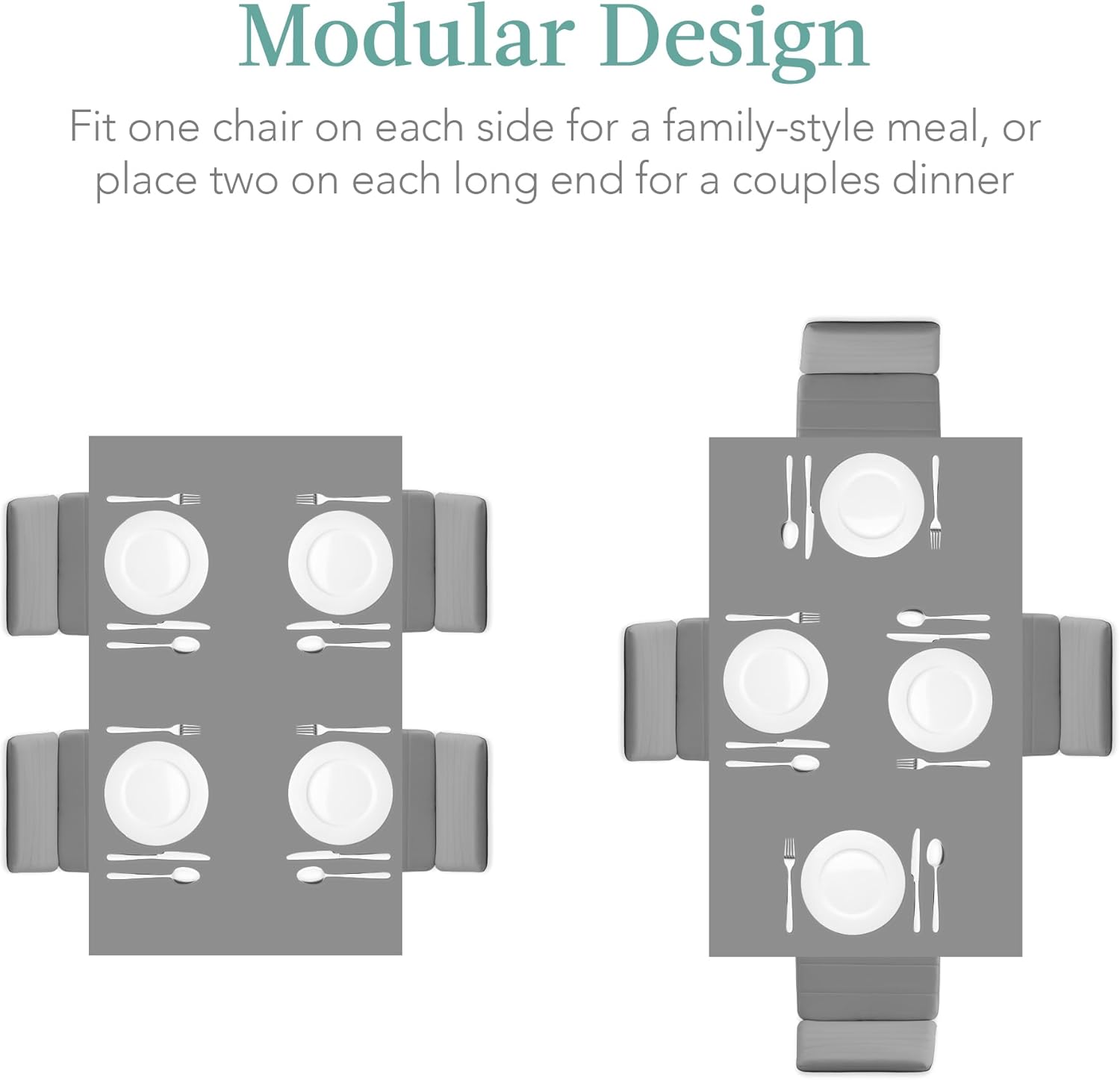 Best Choice Products Juego de comedor de cristal de 5 piezas, muebles de mesa de cocina modernos para comedor, comedor, compacto que ahorra espacio