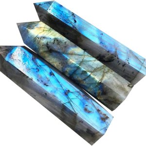 FEIXI Piedra curativa de labradorita de cristal natural, piedra curativa de cuarzo con obelisco, piedra energƩtica (1.5 libras) FEIXI Piedra curativa de labradorita de cristal natural, piedra curativa de cuarzo con obelisco, piedra energƩtica (1.5 libras)