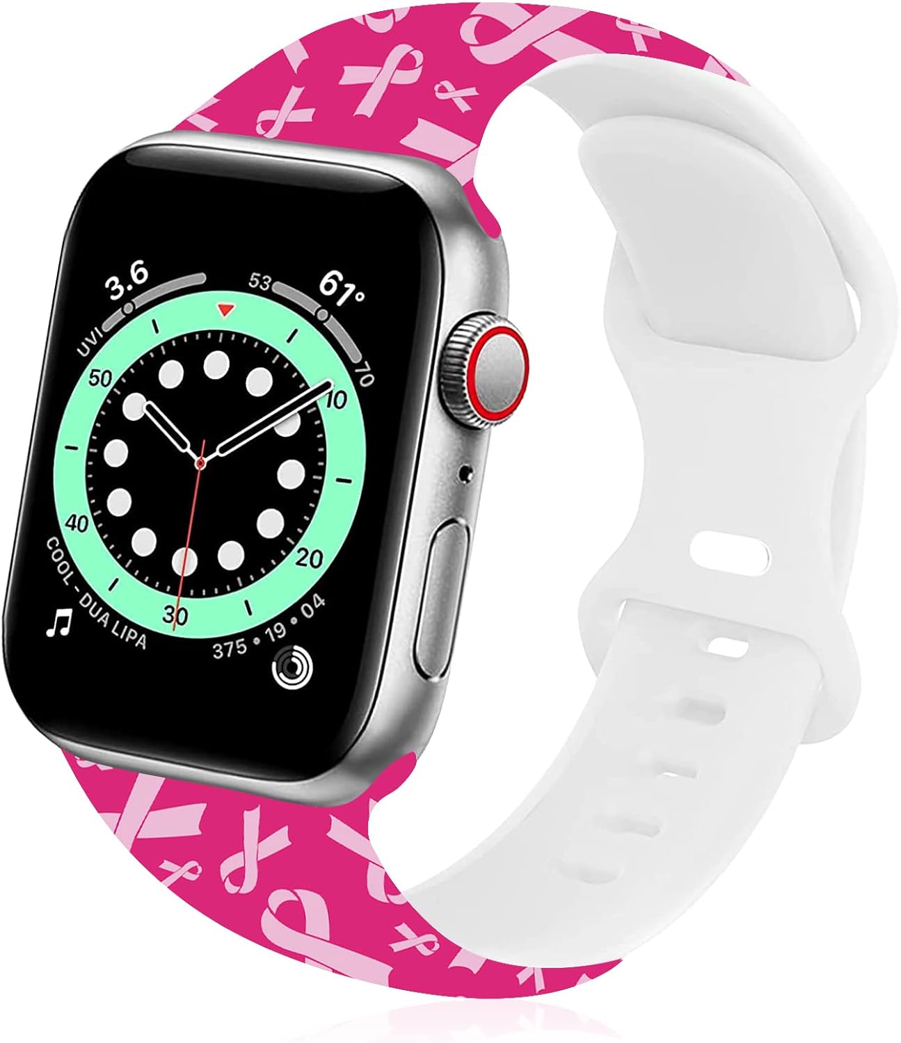 Compatible con Apple Watch Band de 1.496 pulgadas, 1.575 pulgadas, 1.654 pulgadas, 1.732 pulgadas, 1.732 pulgadas, Halloween, día de San Valentín,