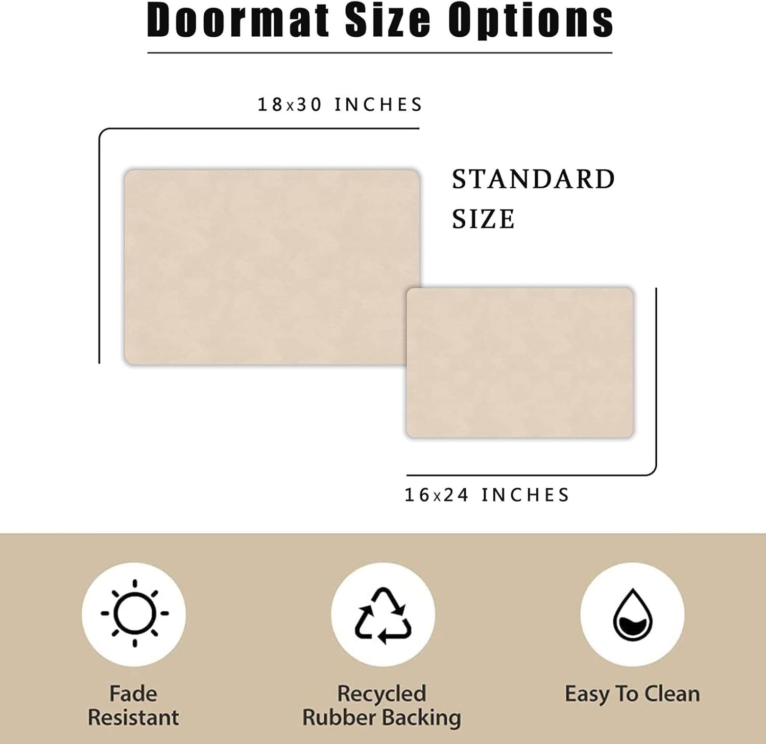 Tapete de bienvenida divertido con texto en inglés “We Like Really Into Christmas Doormat – Tapete de bienvenida para interiores y exteriores,