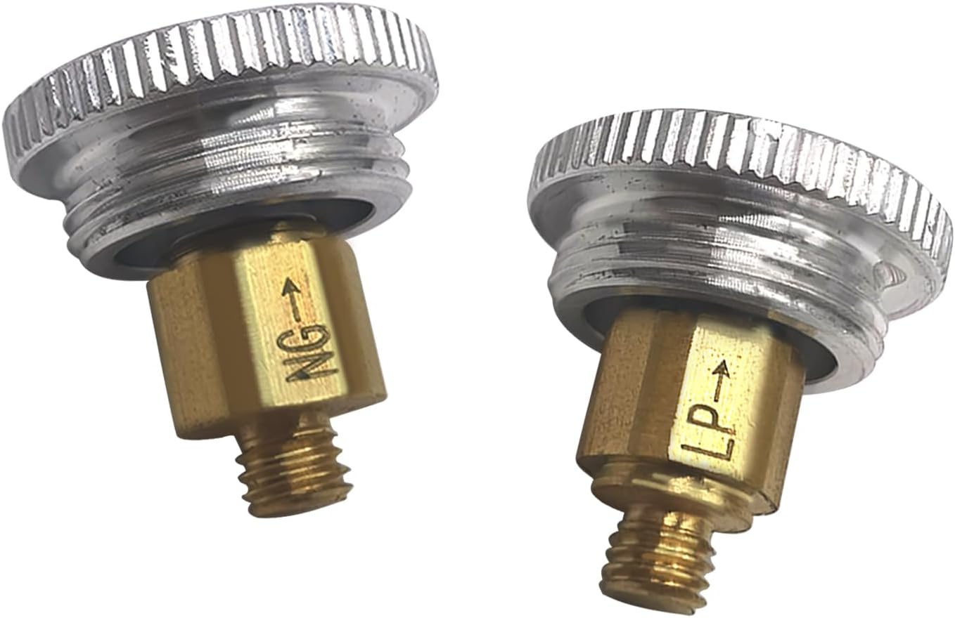 Acesidn Regulador de presión de gas natural a LP de 12 pulgada para parrilla, se adapta a reguladores de gas LP NG, presión de entrada de 12 PSI,