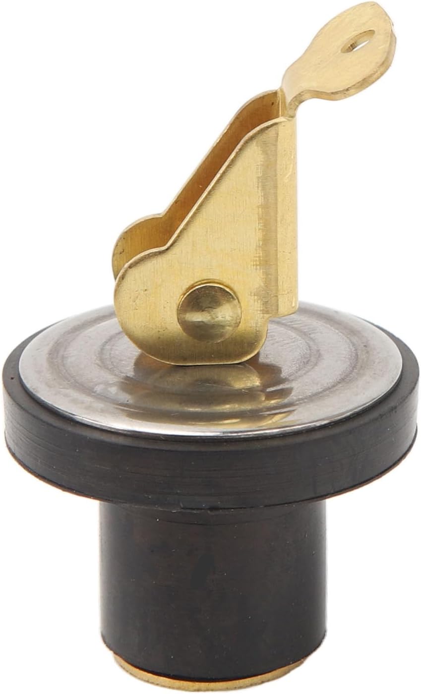 Tapón de drenaje de latón para barco marino, kit de tapón de drenaje para garboard de barco de 58 pulgadas, 34 pulgadas, tapón de drenaje con mango