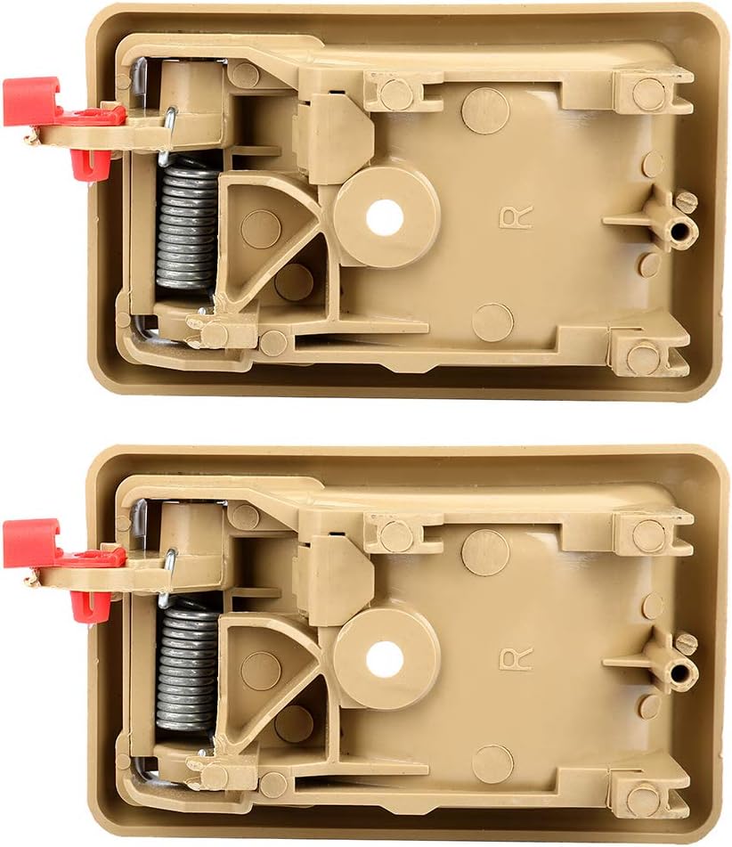 SCITOO Manijas de puerta Interior de repuesto del lado del pasajero para 1995-2000 para Toyota Tacoma (2 piezas)