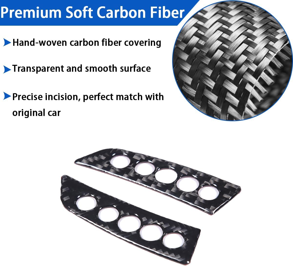Adhesivo de fibra de carbono real para panel de instrumentos compatible con Chevrolet Corvette C8 2020-2023, accesorios para panel de pantalla de