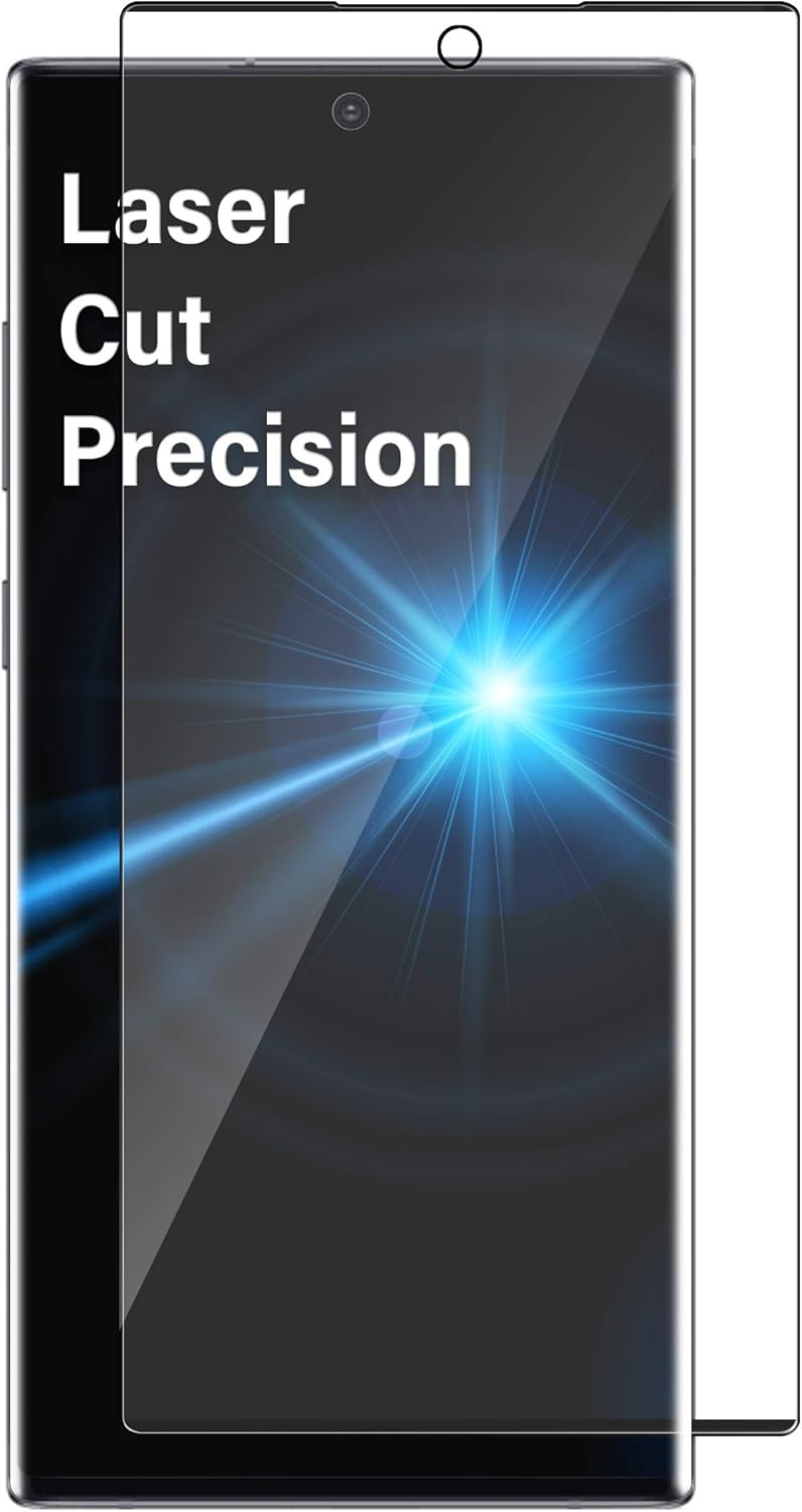 magglass Protector de pantalla de privacidad para Galaxy Note 10, resistente a las huellas dactilares, protector de vidrio templado para Samsung