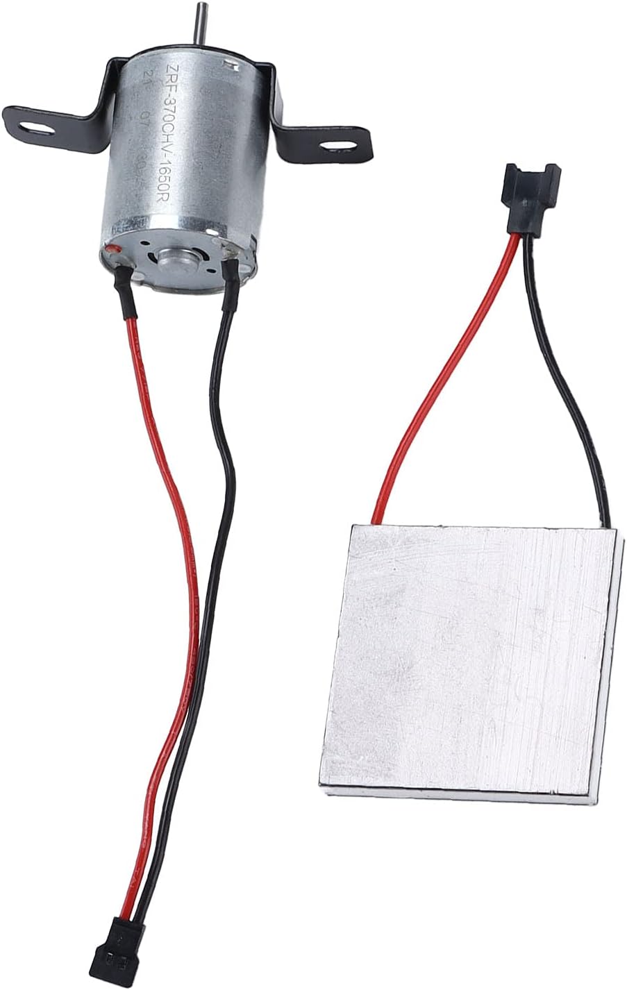 Zixyqol Piezas de reparación de ventilador de chimenea con alimentación térmica, motor de hoja de generador de ventilador de chimenea universal, kit