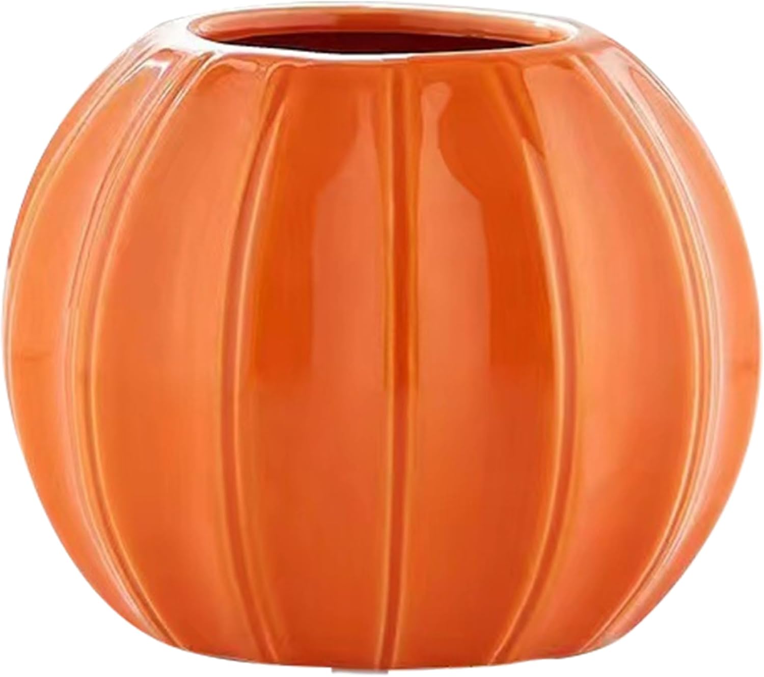 Jarrón de calabaza de cerámica para calabaza, mini maceta única, arreglo de flores secas, jarrón decorativo para cosecha de otoño, Acción de