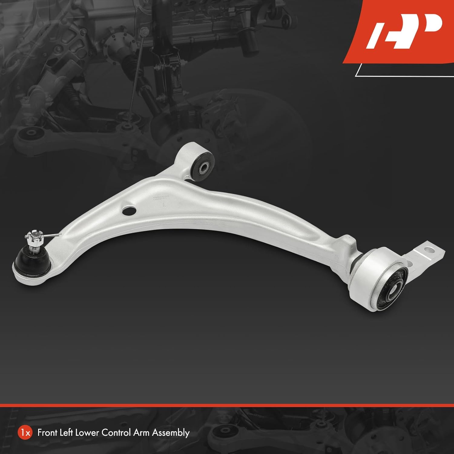 A-Premium Brazo de control inferior delantero izquierdo, con rótula y buje, compatible con Nissan Altima 2002-2006, Maxima 2004-2008