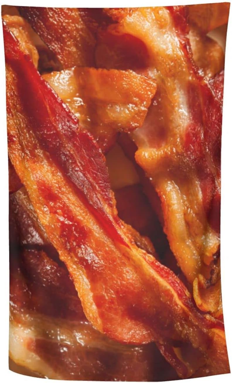 Toallas de playa, toallas de baño de tocino, súper suaves, altamente absorbentes, de secado rápido, multiusos, para baño, ducha, deportes, gimnasio,