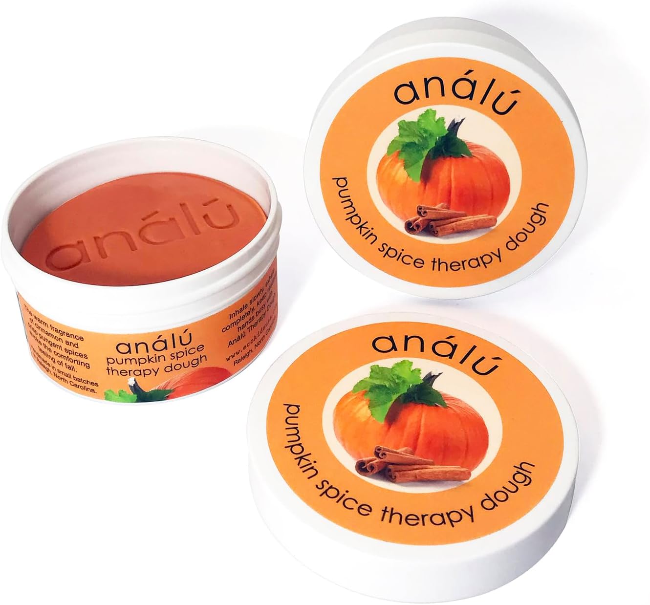 Analu Therapy Masa (especias de calabaza) – Masa natural hecha a mano a base de plantas para calmar, relajación y aromaterapia (paquete de 1)