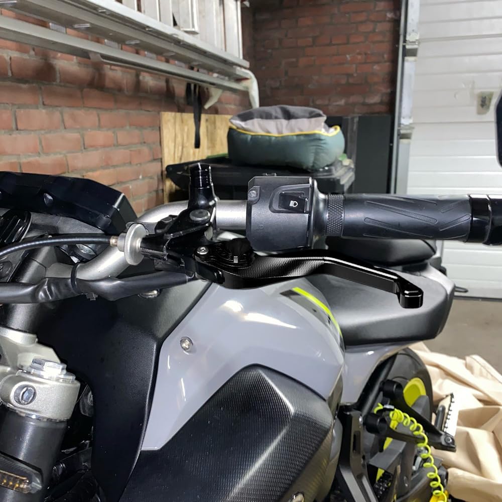 Palancas de embrague de freno corto para motocicleta compatibles con Kawasaki Z900 2017-2023  Palancas delanteras más cortas manijas Z 900 Z-900