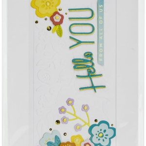 Spellbinders Carpeta de grabación en relieve delgada, flora delgada Spellbinders Carpeta de grabación en relieve delgada, flora delgada