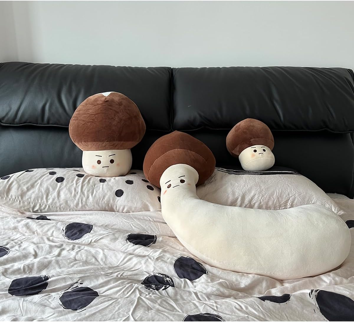 Hofun4U Almohada de felpa de hongo, felpa rellena de hongos, almohada de felpa para sofá cama o automóvil, decoración del hogar, cumpleaños de niños