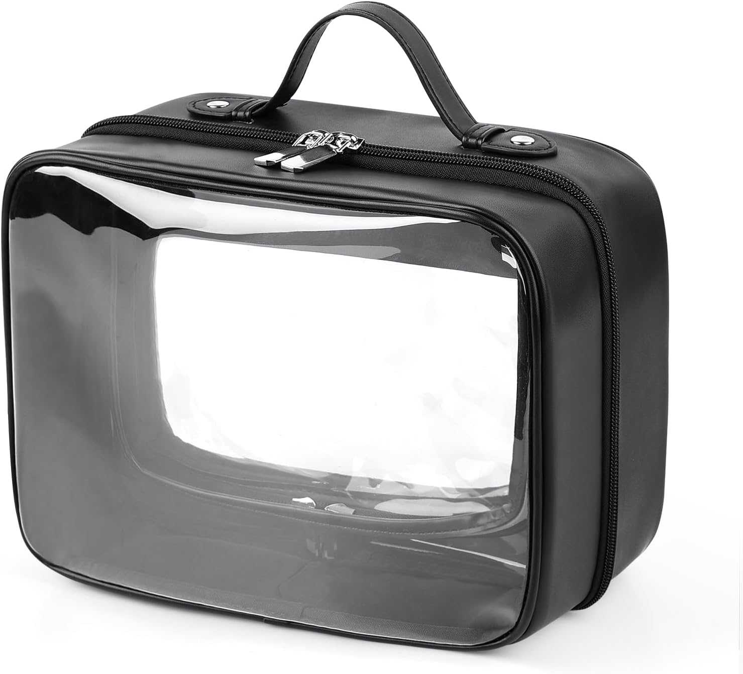Lychii Bolsa de aseo aprobada por la TSA, bolsa de viaje transparente para artículos de tocador líquidos, organizador de bolsas de cosméticos de